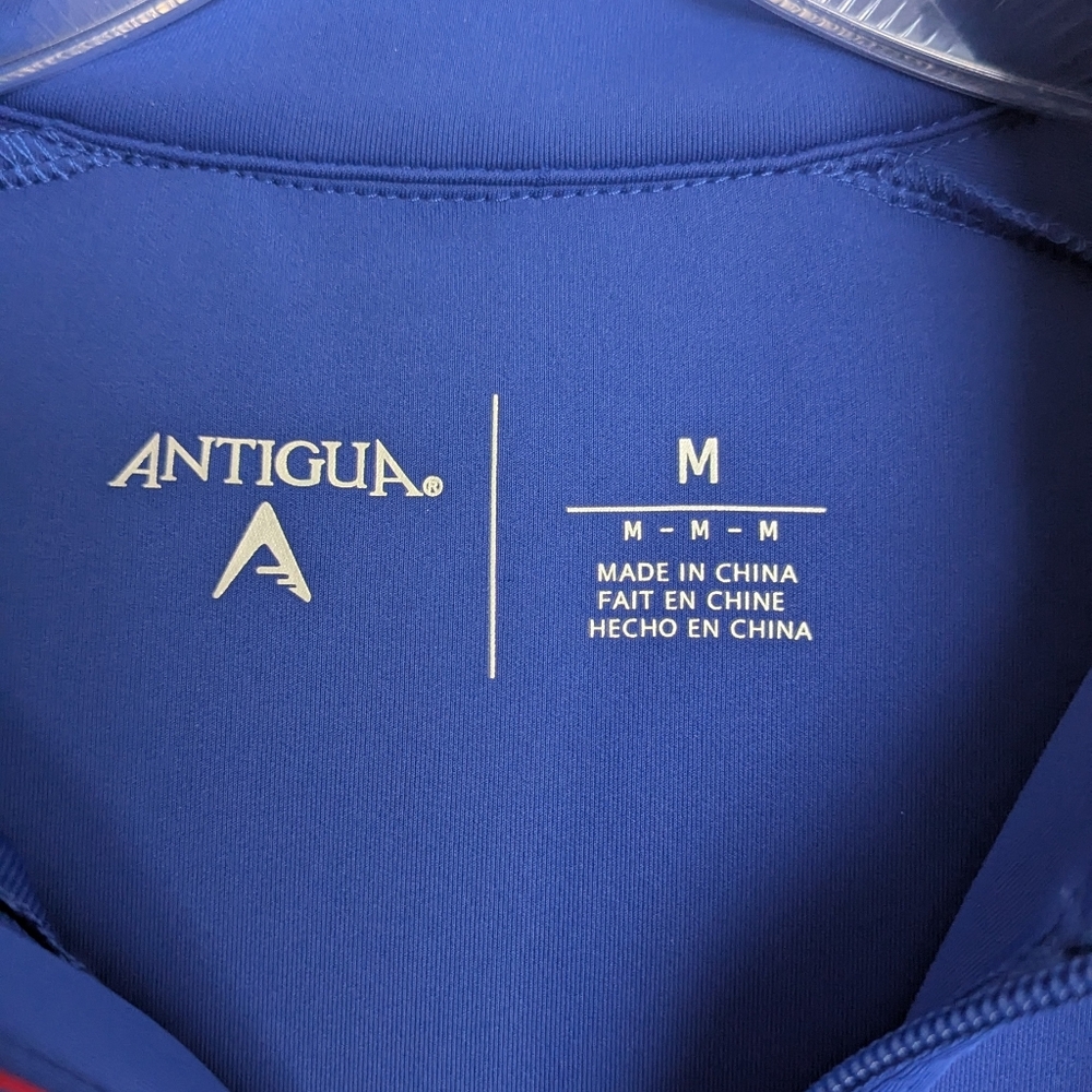 Antigua Men's CHICAGO CUBS 1/4 Zip Pullover Sz M - Picture 7 of 12